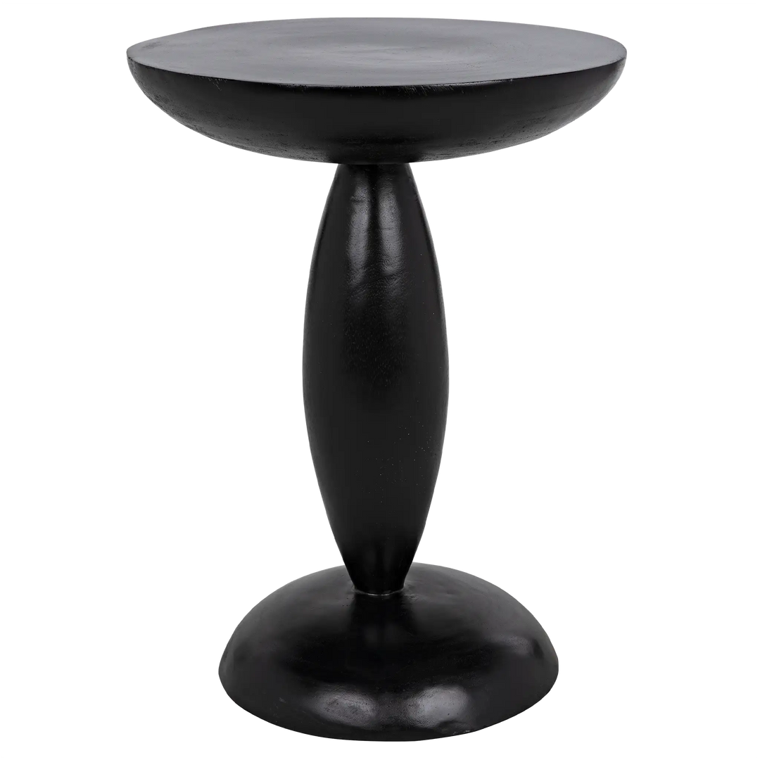 American Home Furniture | Noir - Adonis Side Table, Hand Rubbed Black