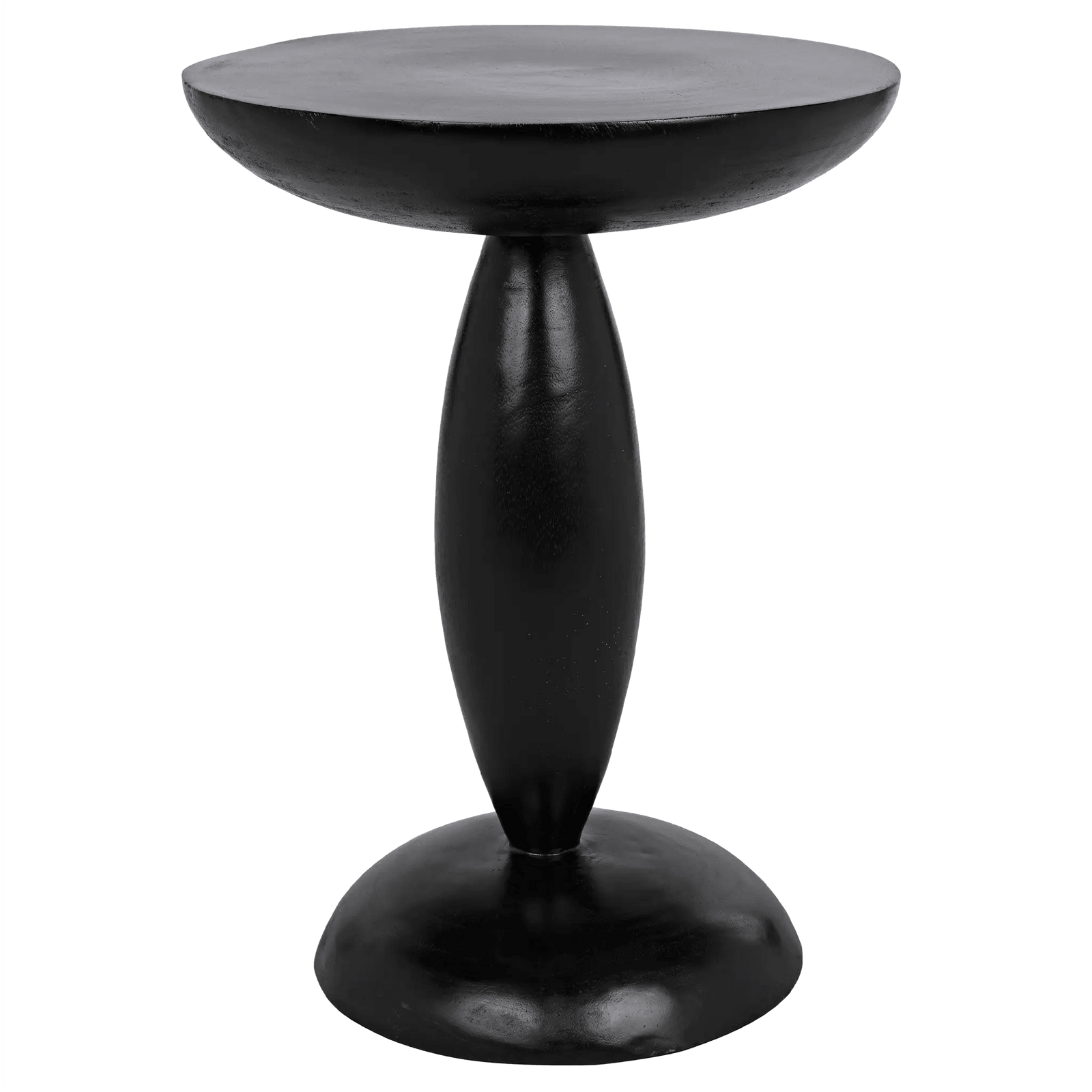 Noir Adonis Side Table, Hand Rubbed Black ACCENT TABLES
