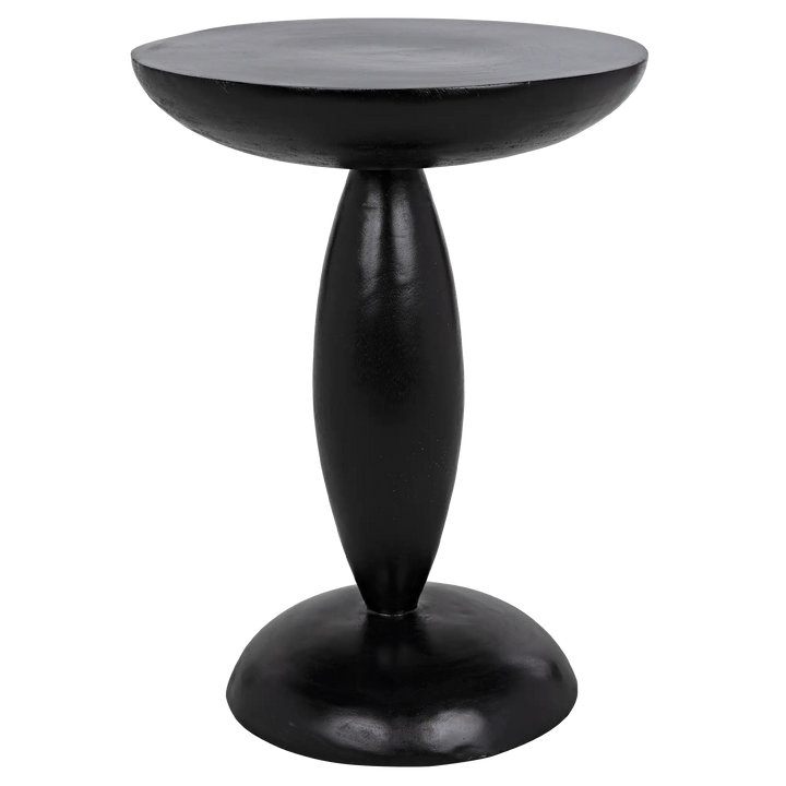 American Home Furniture | Noir - Adonis Side Table, Hand Rubbed Black