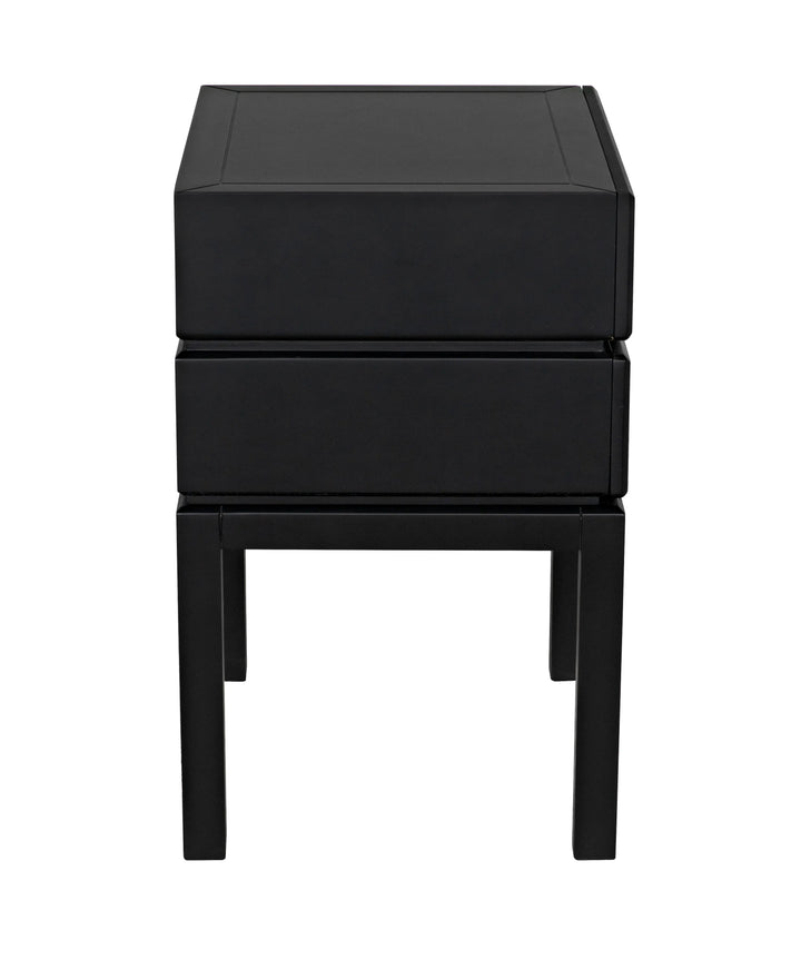 American Home Furniture | Noir - Andras Side Table, Black