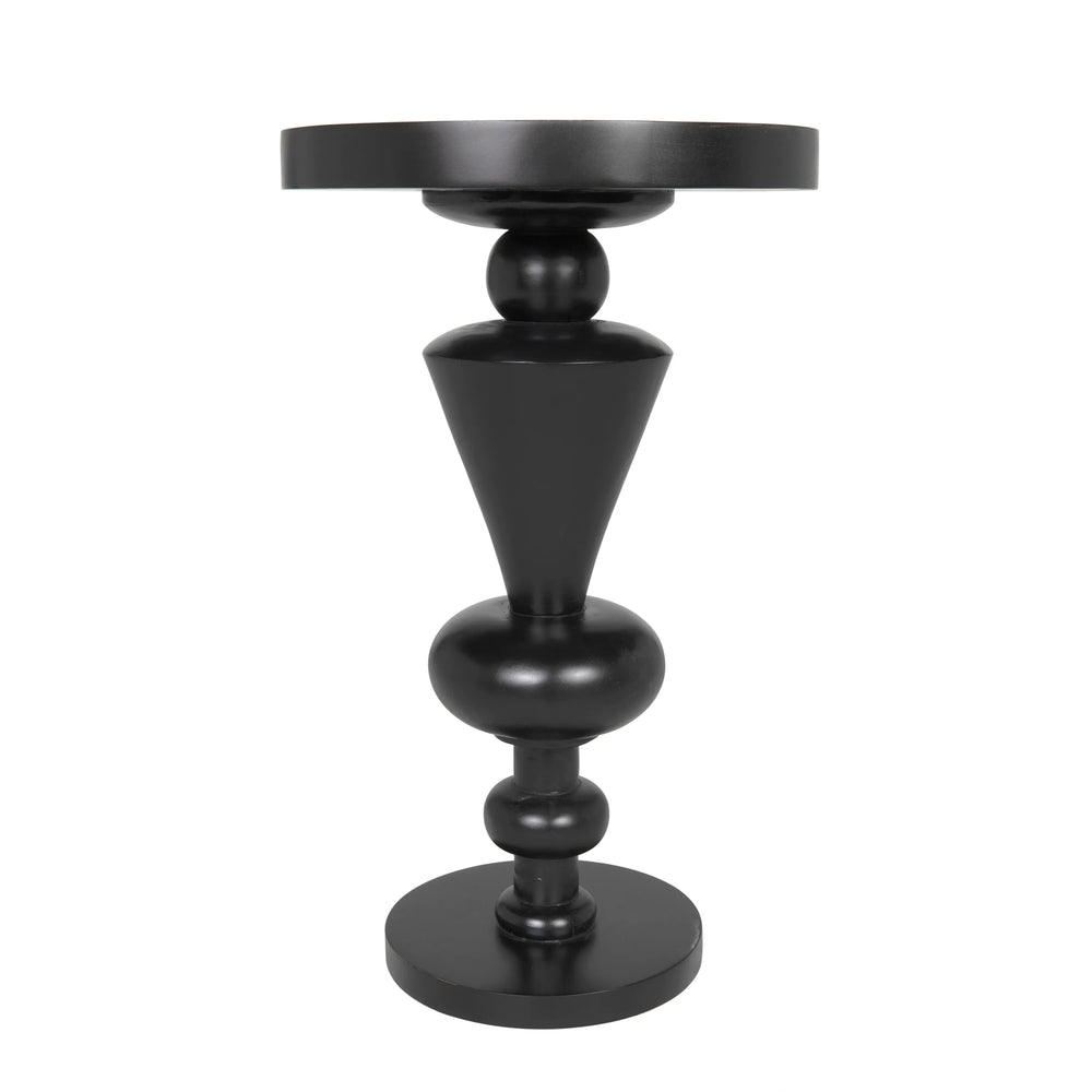 American Home Furniture | Noir - Fenring Side Table, Hand Rubbed Black