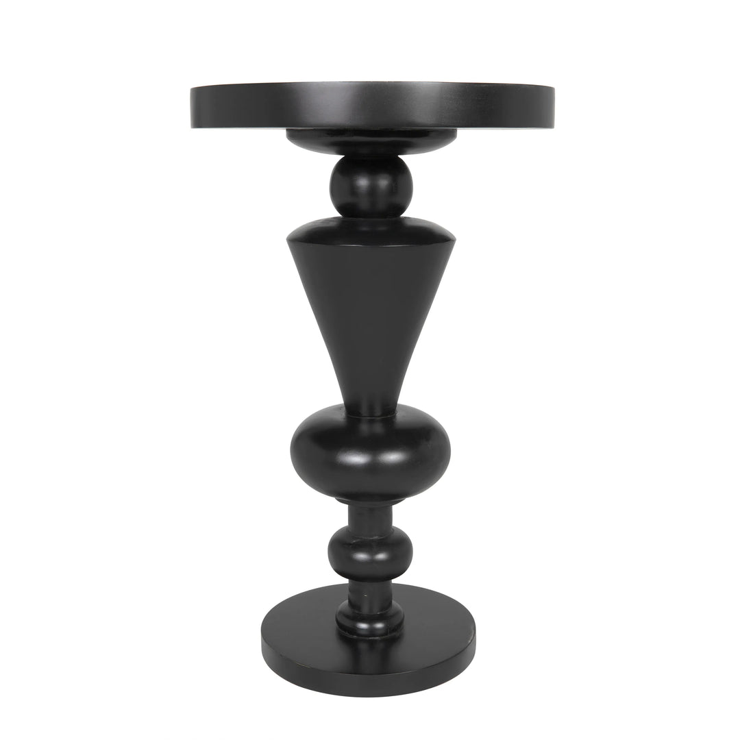 American Home Furniture | Noir - Fenring Side Table, Hand Rubbed Black