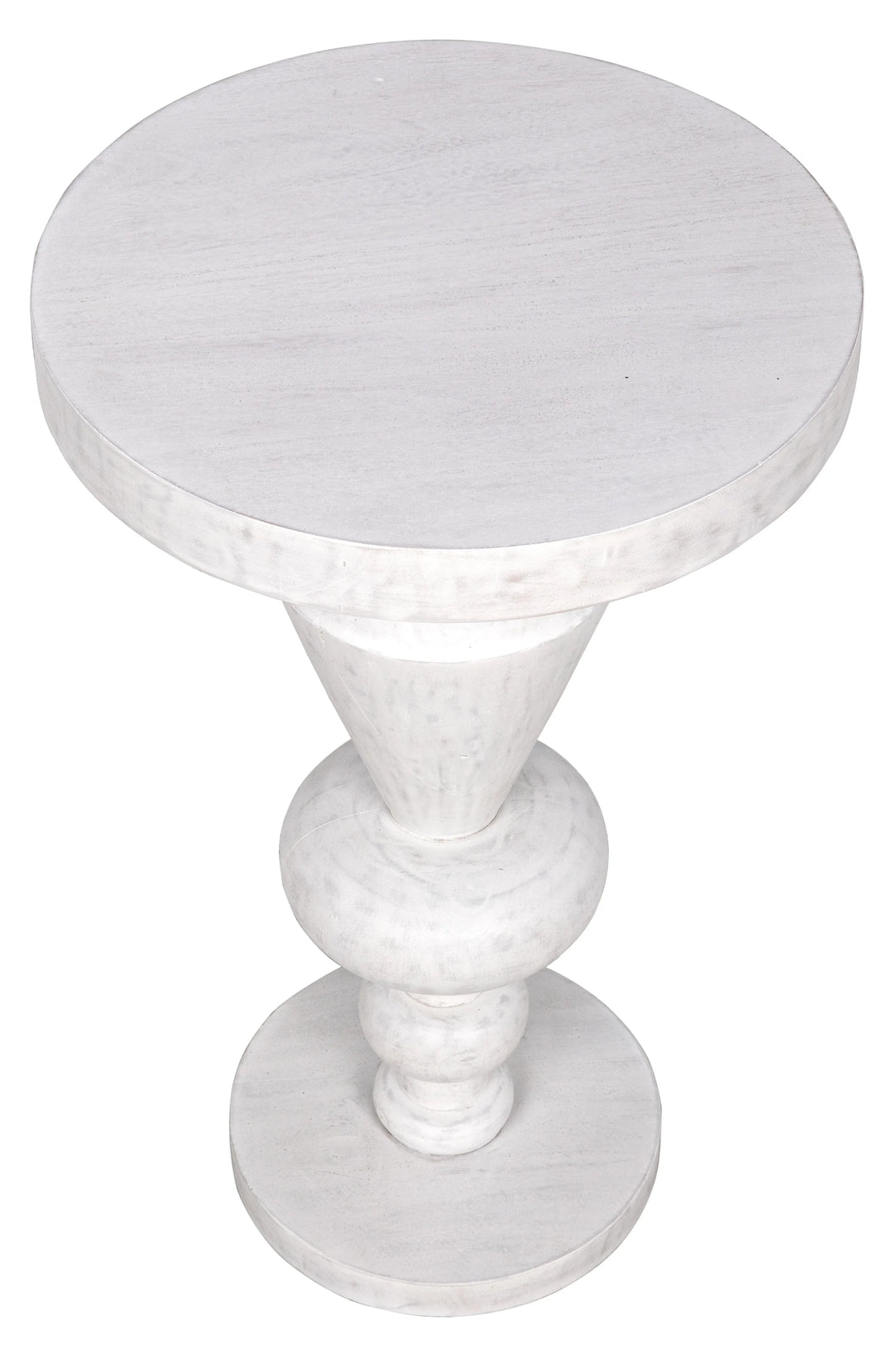 American Home Furniture | Noir - Fenring Side Table, White Wash