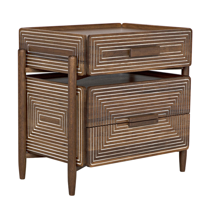 American Home Furniture | Noir - Savino Side Table