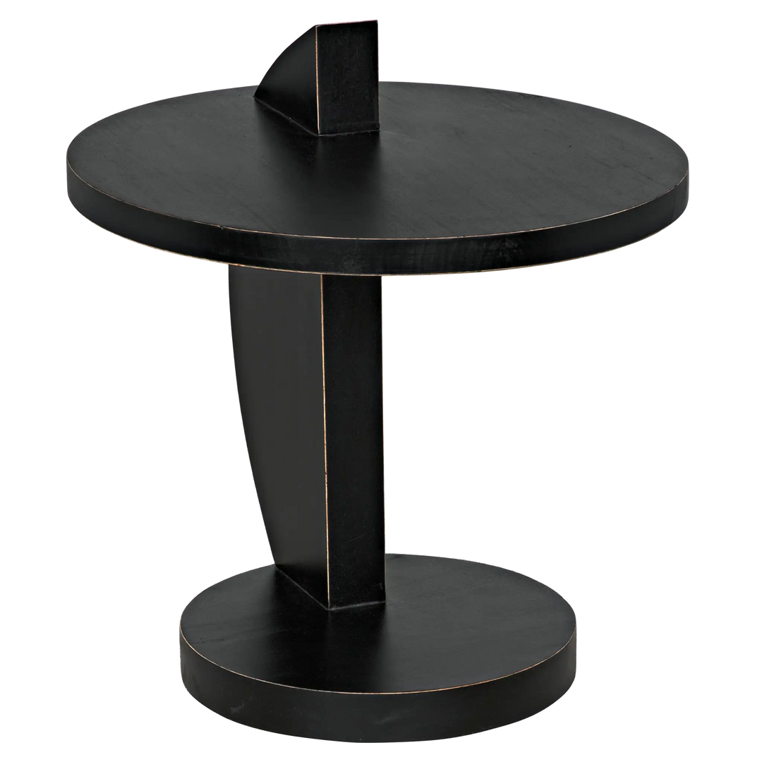 American Home Furniture | Noir - Reed Side Table