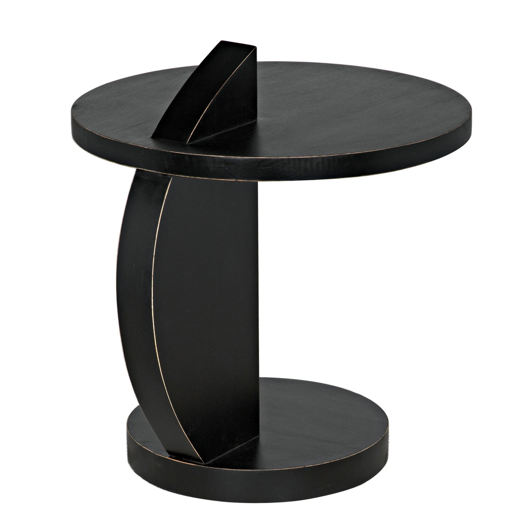 American Home Furniture | Noir - Reed Side Table