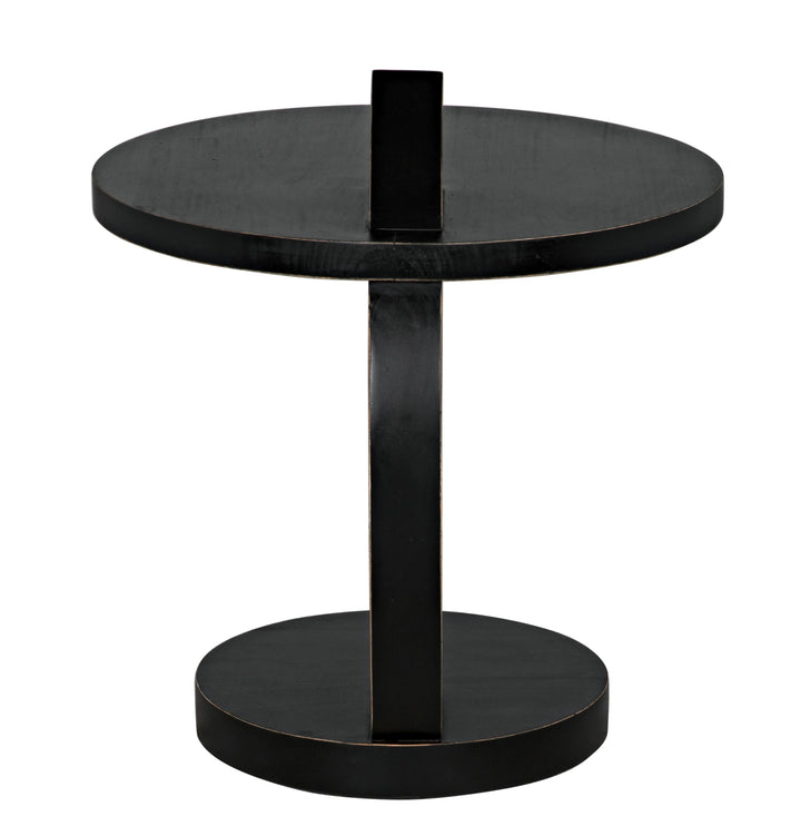 American Home Furniture | Noir - Reed Side Table