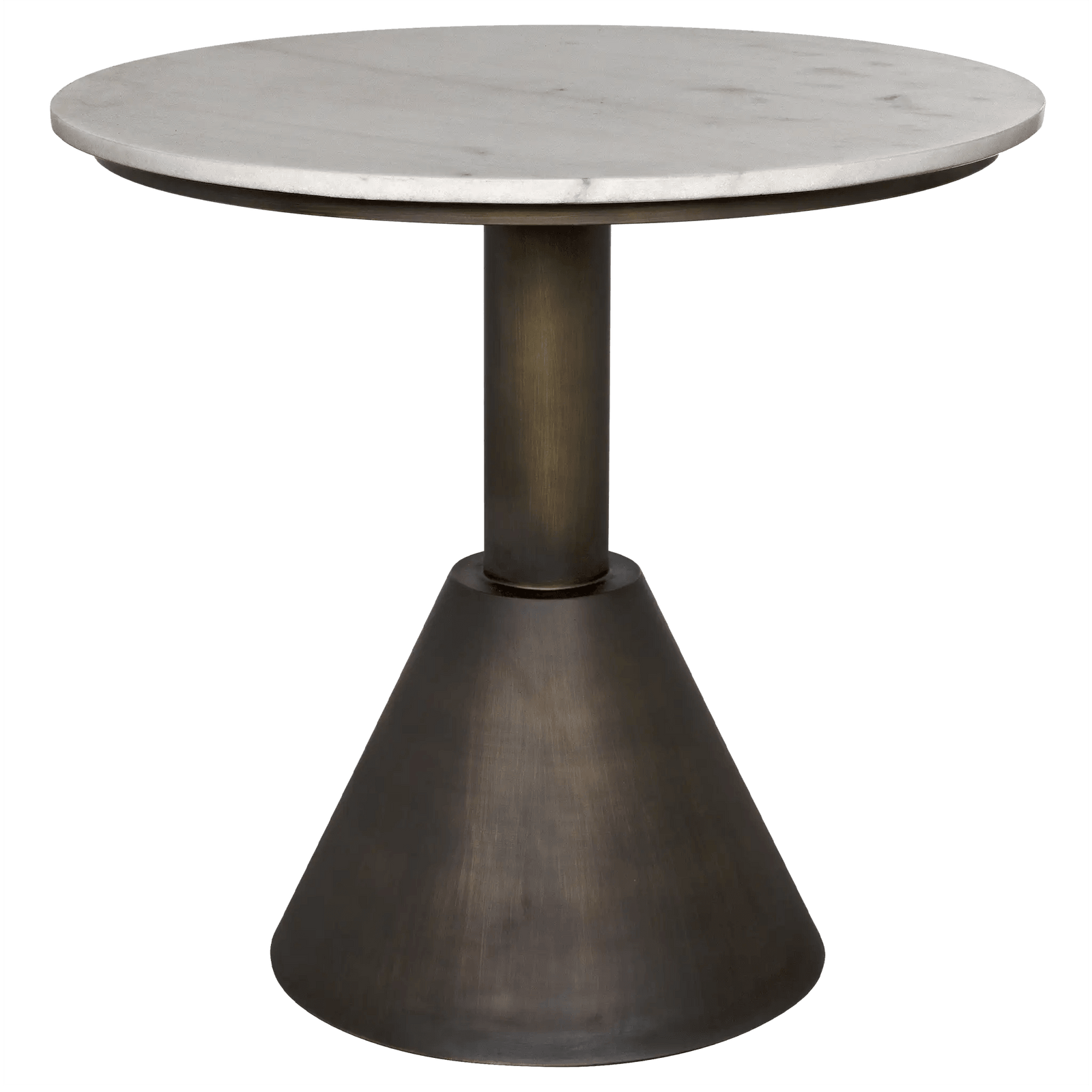 Noir Joseph Side Table, Aged Brass ACCENT TABLES