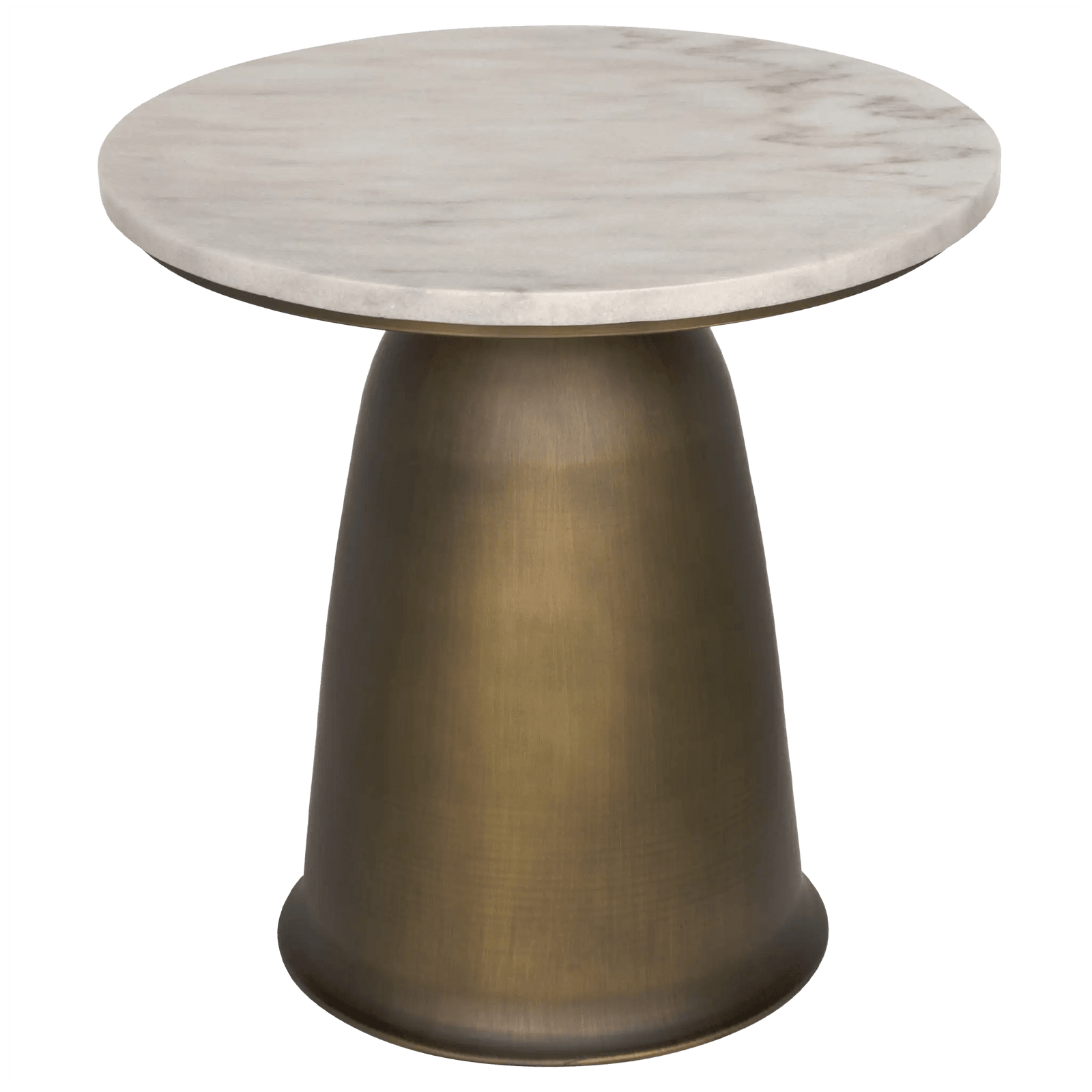 Noir Aiden Side Table, Aged Brass ACCENT TABLES