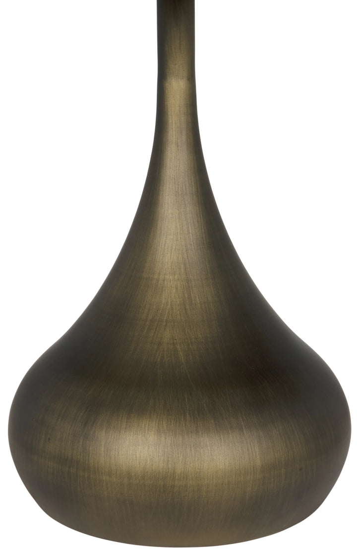 American Home Furniture | Noir - Mateo Side Table, Aged Brass