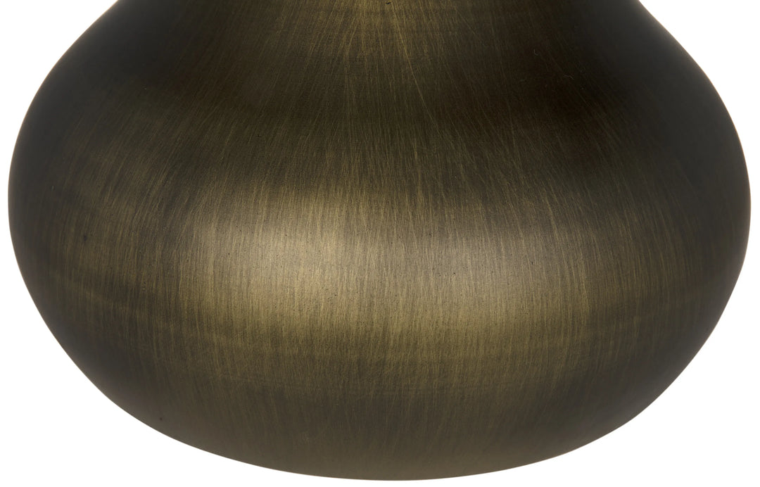 American Home Furniture | Noir - Mateo Side Table, Aged Brass