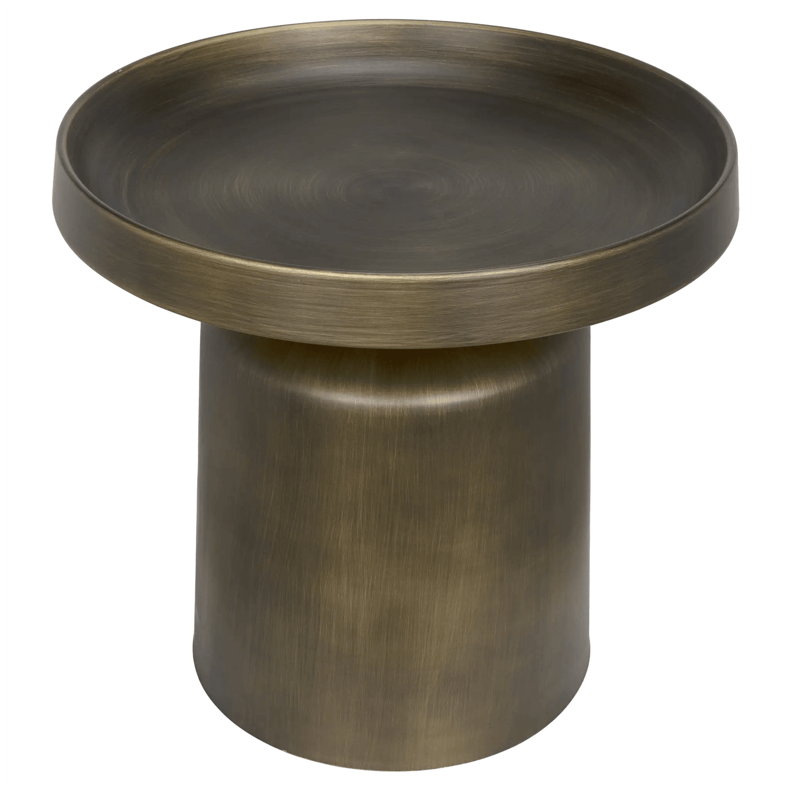 Noir Lee Side Table, Aged Brass ACCENT TABLES
