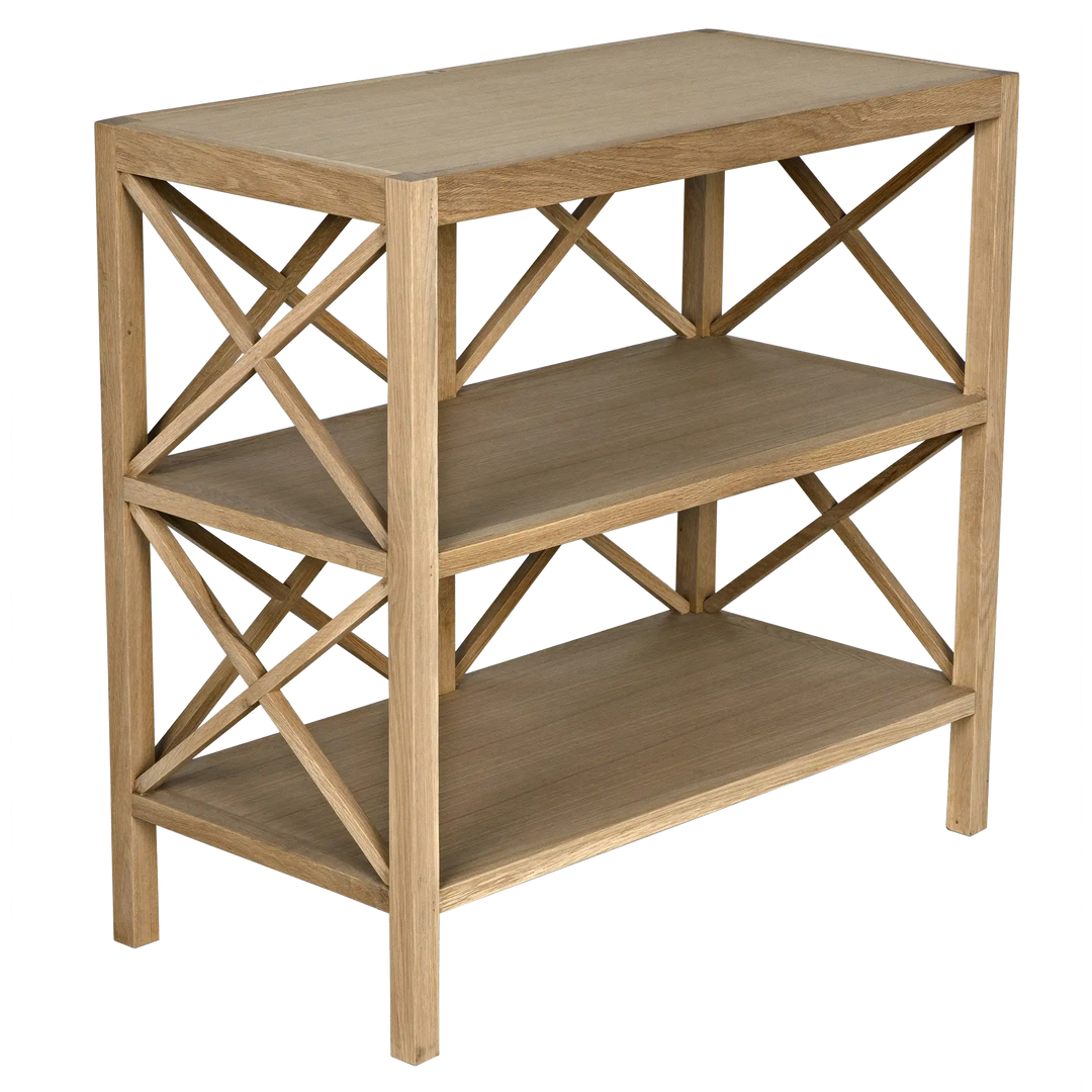 American Home Furniture | Noir - Nikolai Side Table, White Oak