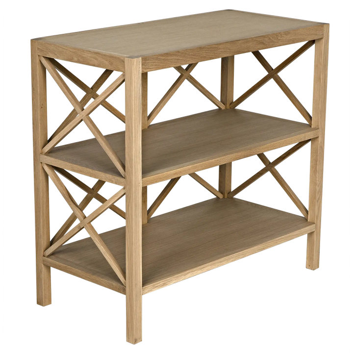 American Home Furniture | Noir - Nikolai Side Table, White Oak