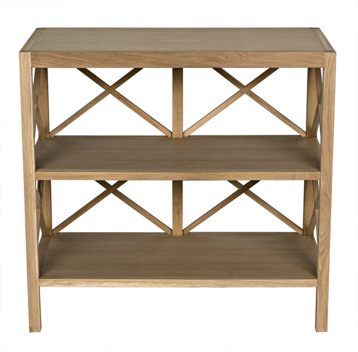 American Home Furniture | Noir - Nikolai Side Table, White Oak