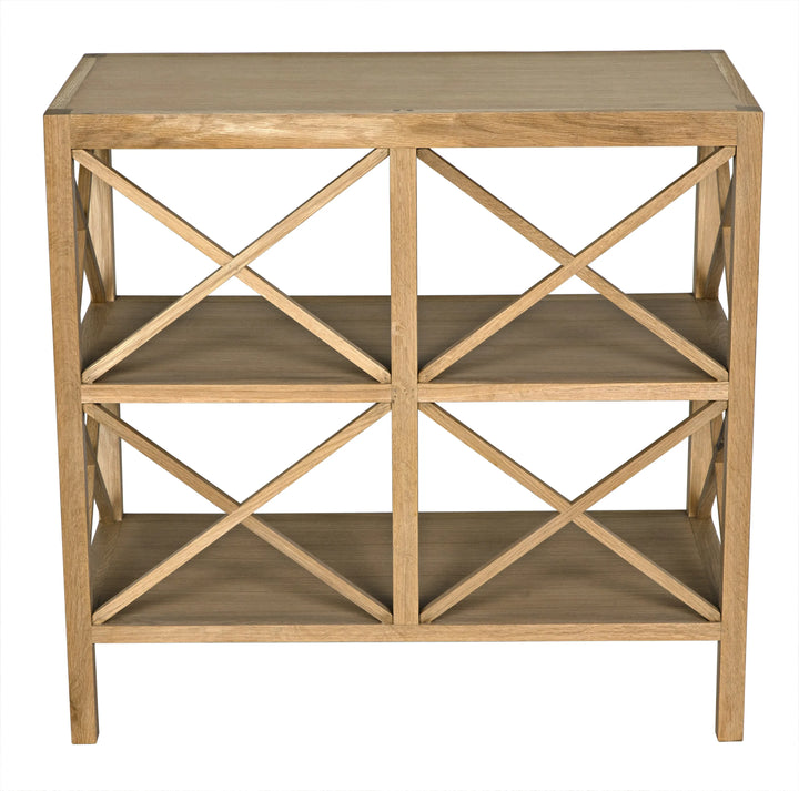 American Home Furniture | Noir - Nikolai Side Table, White Oak