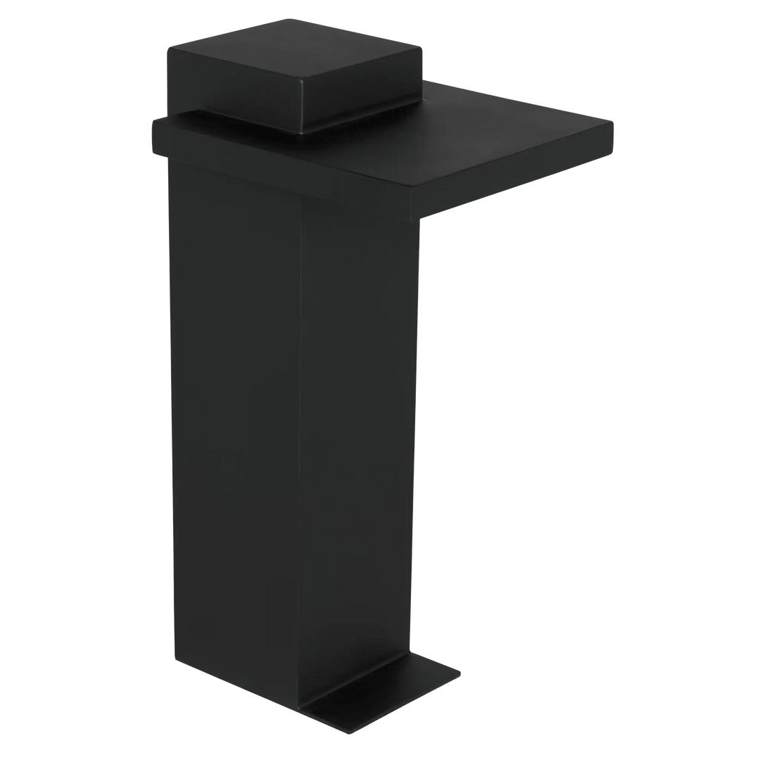 American Home Furniture | Noir - Brienne Side Table, Metal