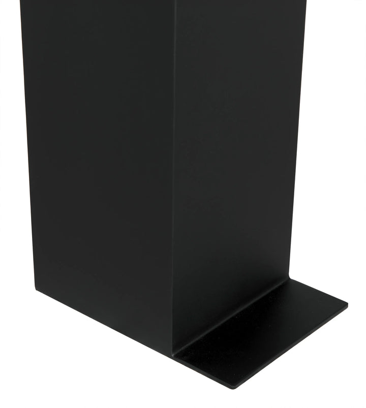 American Home Furniture | Noir - Brienne Side Table, Metal