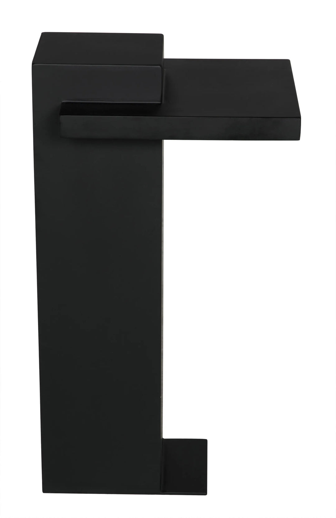 American Home Furniture | Noir - Brienne Side Table, Metal