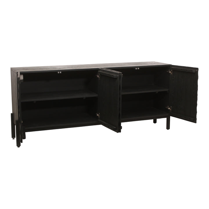 Moe's Home Collection - Misaki Oak Sideboard Black - GZ-1152-02 | American Home Furniture
