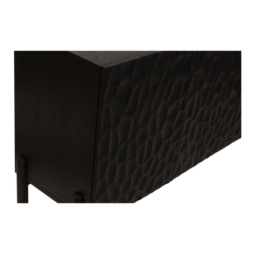 Moe's Home Collection - Misaki Oak Sideboard Black - GZ-1152-02 | American Home Furniture