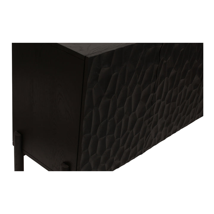 Moe's Home Collection - Misaki Oak Sideboard Black - GZ-1152-02 | American Home Furniture