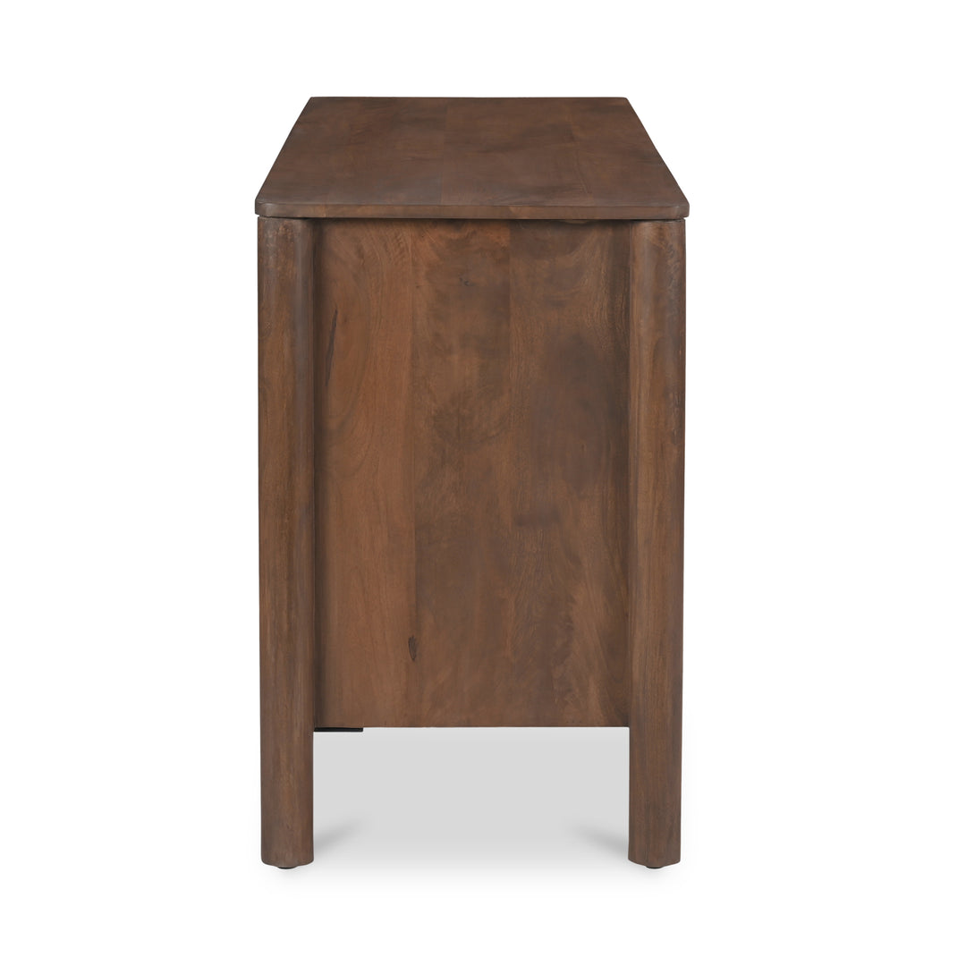 Moe's Home Collection - Wiley 3 Drawer Sideboard Vintage Brown - GZ-1164-03 | American Home Furniture
