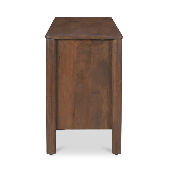 Moe's Home Collection - Wiley 3 Drawer Sideboard Vintage Brown - GZ-1164-03 | American Home Furniture