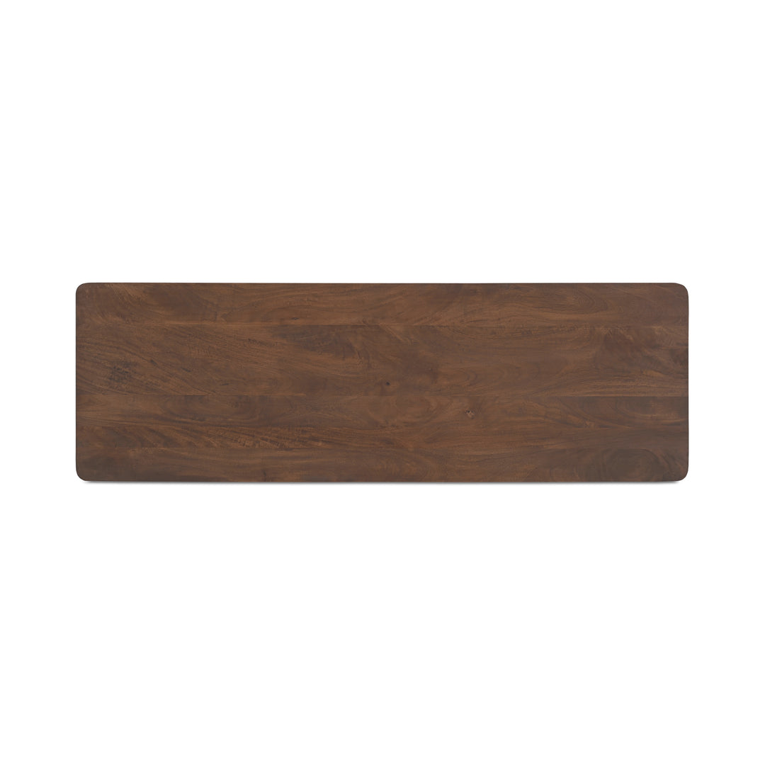 Moe's Home Collection - Wiley 3 Drawer Sideboard Vintage Brown - GZ-1164-03 | American Home Furniture