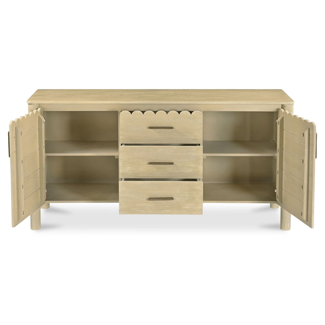 Wiley 3 Drawer Sideboard Vintage Brown