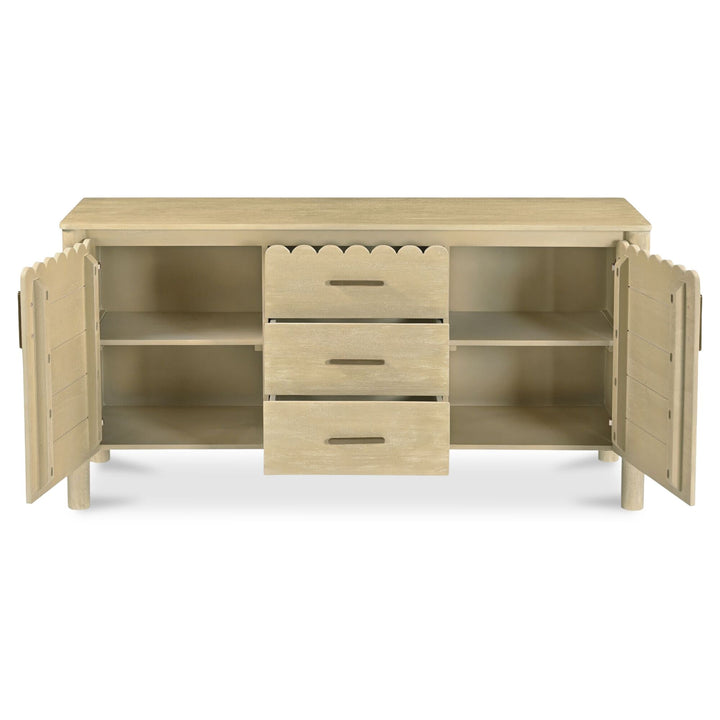 Wiley 3 Drawer Sideboard Vintage Brown