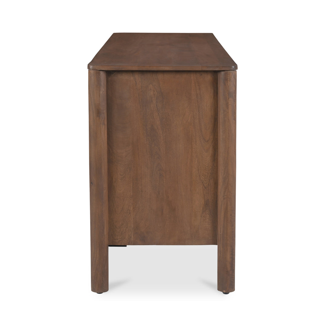 Moe's Home Collection - Wiley 4 Door Sideboard Vintage Brown - GZ-1165-03 | American Home Furniture
