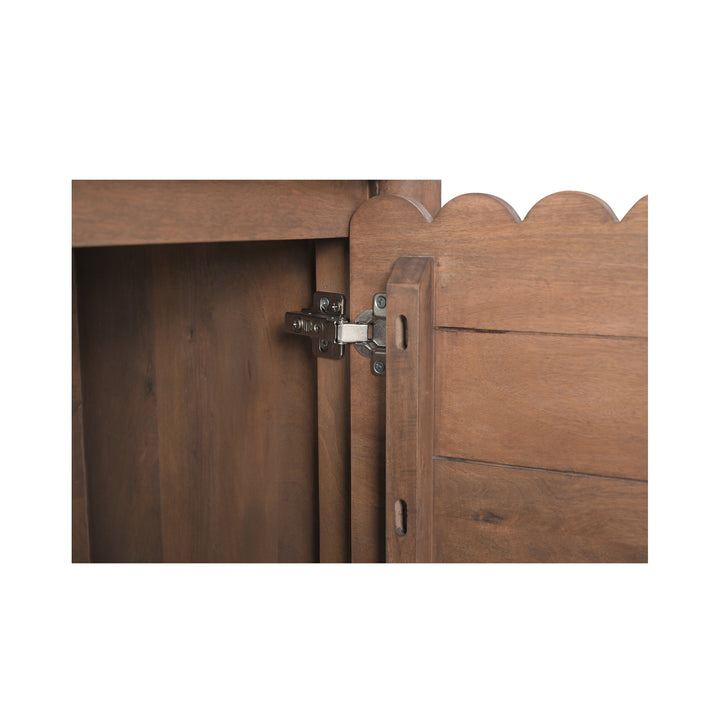 Moe's Home Collection - Wiley 4 Door Sideboard Vintage Brown - GZ-1165-03 | American Home Furniture