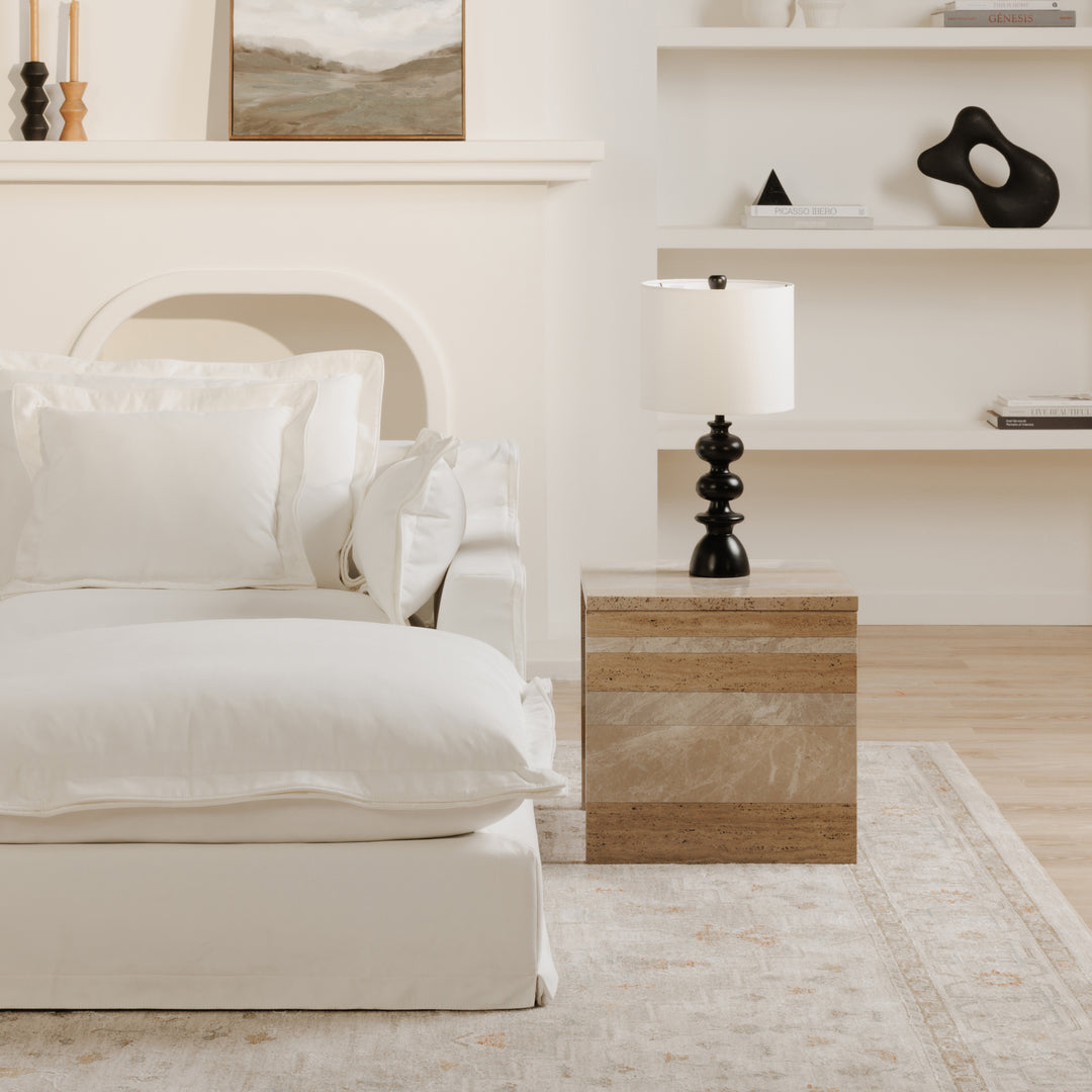 Moe's Home Collection - Rosa Accent Table Mixed Marble - GZ-1181-37-0 | American Home Furniture