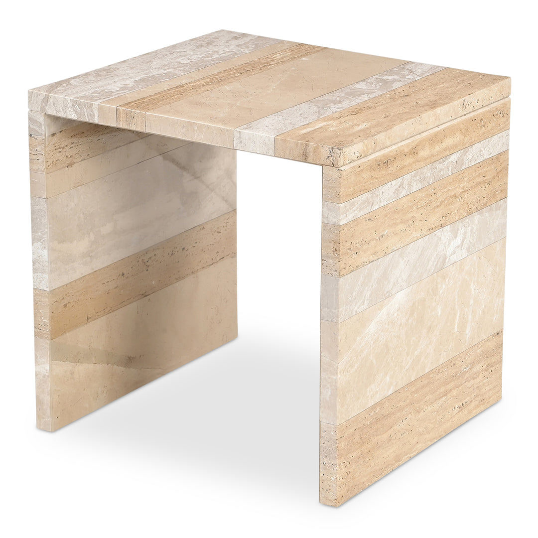 Moe's Home Collection - Rosa Accent Table Mixed Marble - GZ-1181-37-0 | American Home Furniture