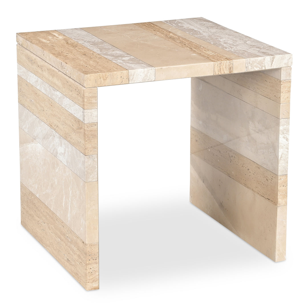 Moe's Home Collection - Rosa Accent Table Mixed Marble - GZ-1181-37-0 | American Home Furniture