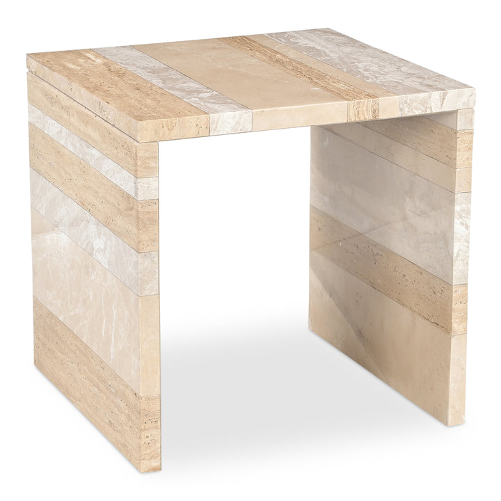 Moe's Home Collection - Rosa Accent Table Mixed Marble - GZ-1181-37-0 | American Home Furniture