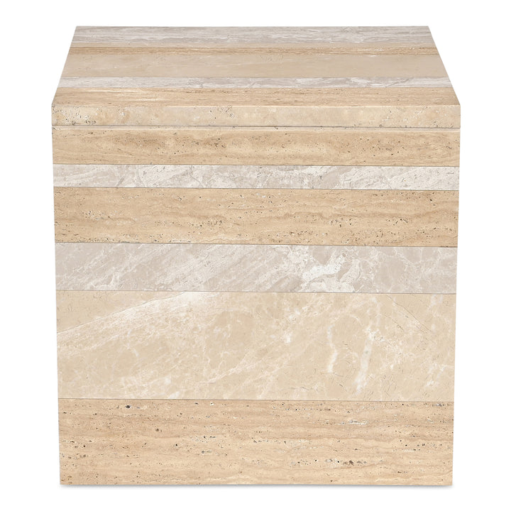 Moe's Home Collection - Rosa Accent Table Mixed Marble - GZ-1181-37-0 | American Home Furniture