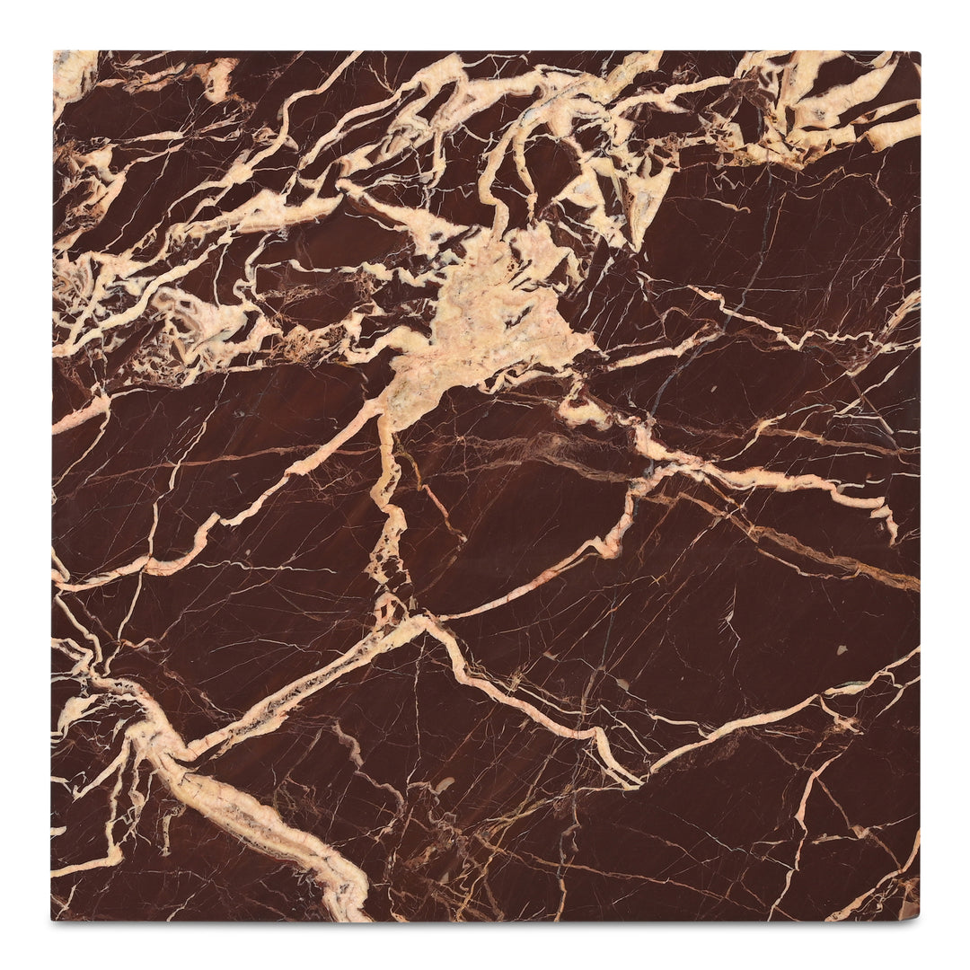 Moe's Home Collection - Rosa Coffee Table Rosso Levanto Marble - GZ-1182-06-0 | American Home Furniture