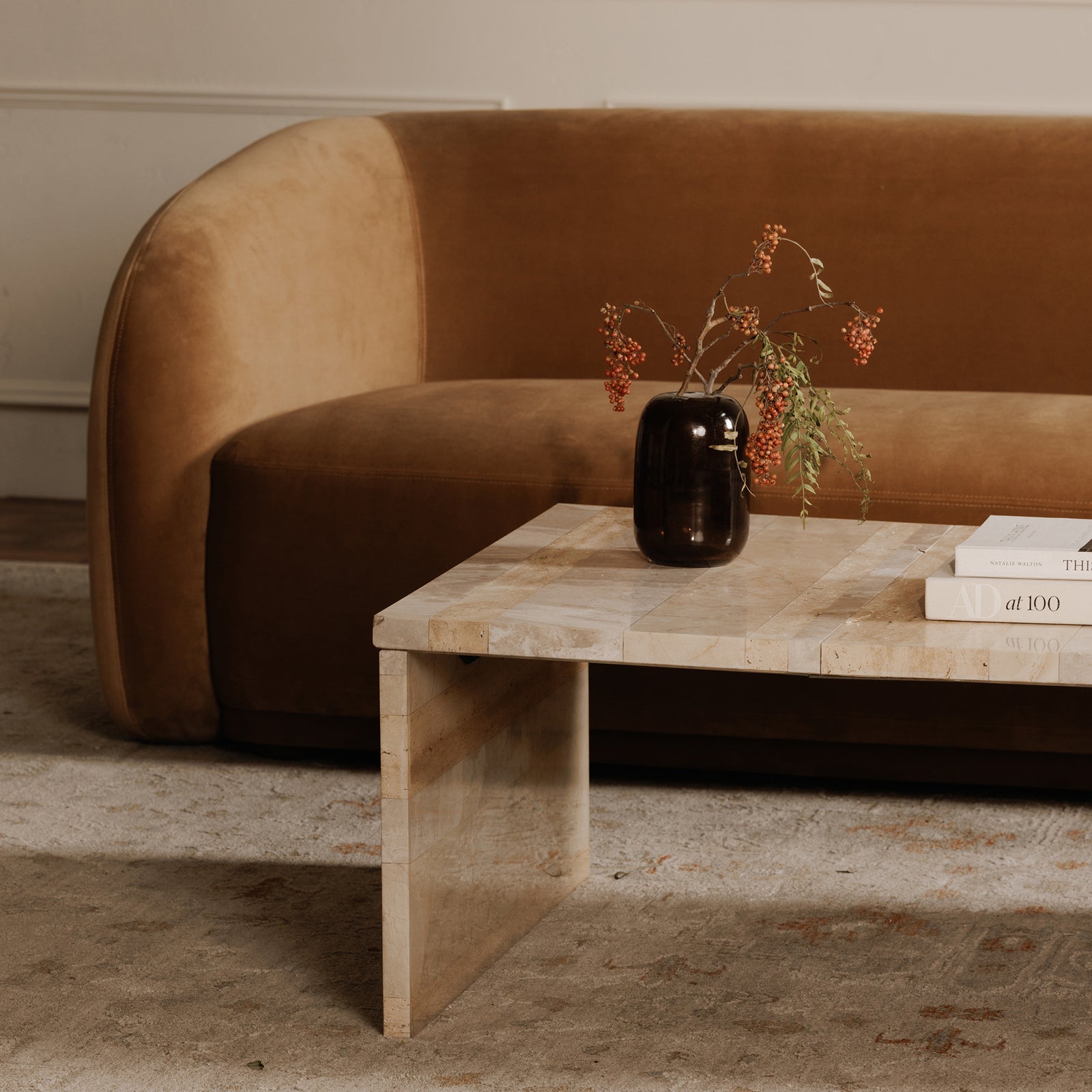 Moe's Home Collection - Rosa Coffee Table Mixed Marble - GZ-1182-37-0 | American Home Furniture