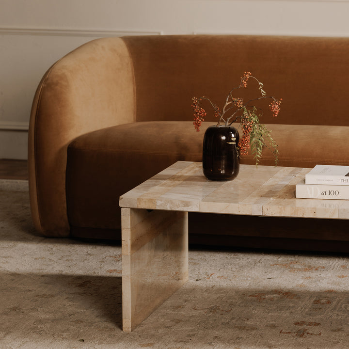 Moe's Home Collection - Rosa Coffee Table Mixed Marble - GZ-1182-37-0 | American Home Furniture