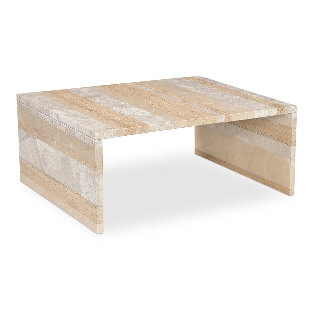 Moe's Home Collection - Rosa Coffee Table Mixed Marble - GZ-1182-37-0 | American Home Furniture