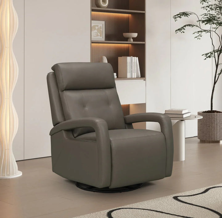 Gilbert Power Swivel Glider Recliner w/Power Head Rest & Power Lumbar