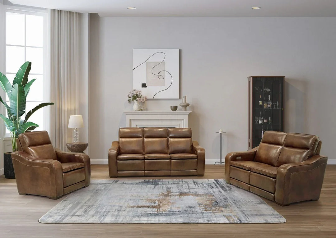 Grady Sofa Recliner w/Power Recline, Power Head Rests & Power Lumbar