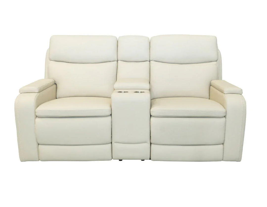 Gunner Console Loveseat Recliner w/Power Recline, Power Head Rests (Console has 2 Cupholders & Storage)