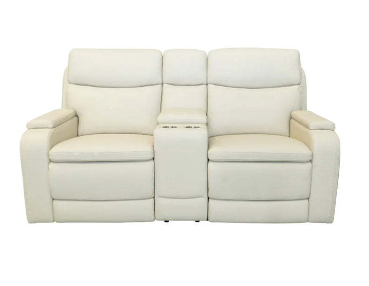 Gunner Console Loveseat Recliner w/Power Recline, Power Head Rests (Console has 2 Cupholders & Storage)