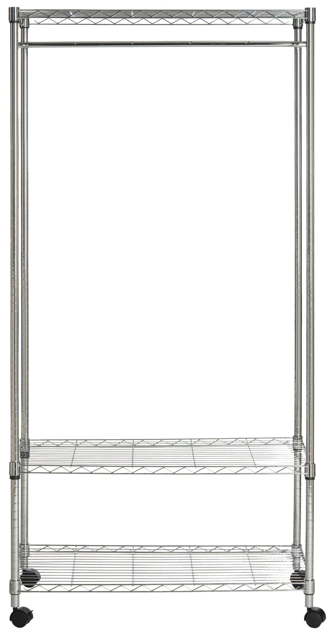 Gordon Chrome Wire 3 Tier Garment Rack (35.4 In. W X 17.7 In. D X 70.9 In. H)