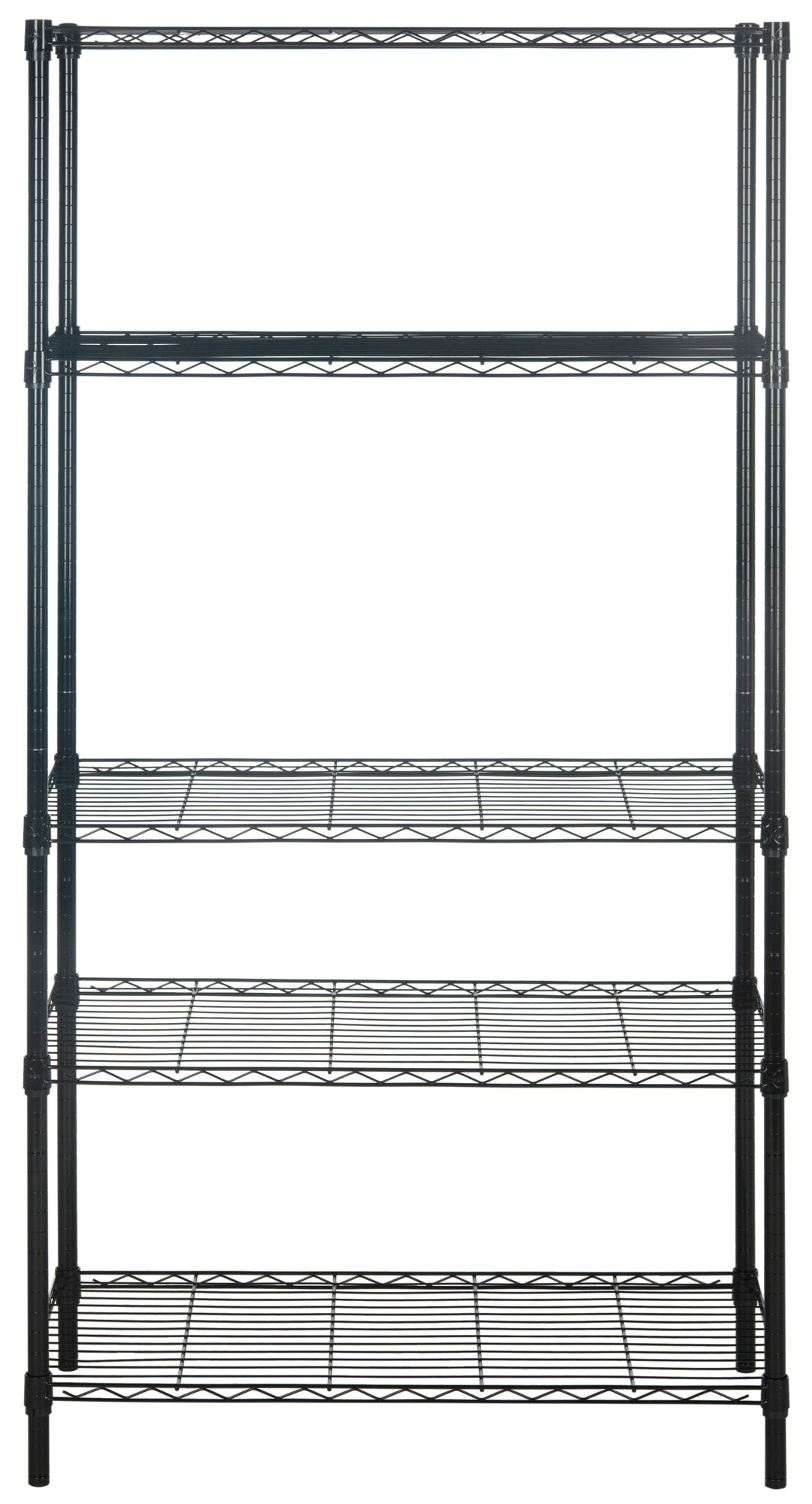 Alpha 5 Tier Chrome Wire Shelving (35 In W X 18 In D X 71 In H)