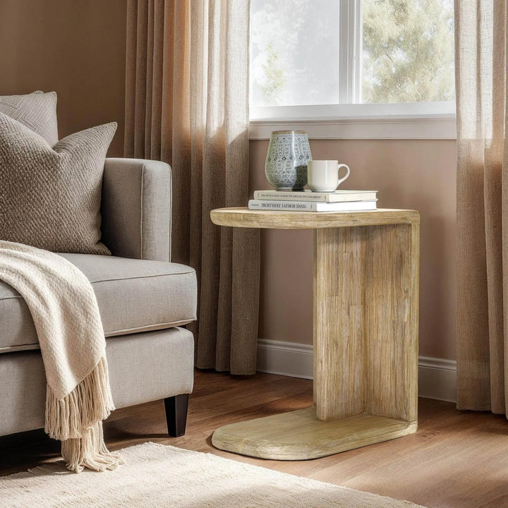 Haru C-Shaped Side Table