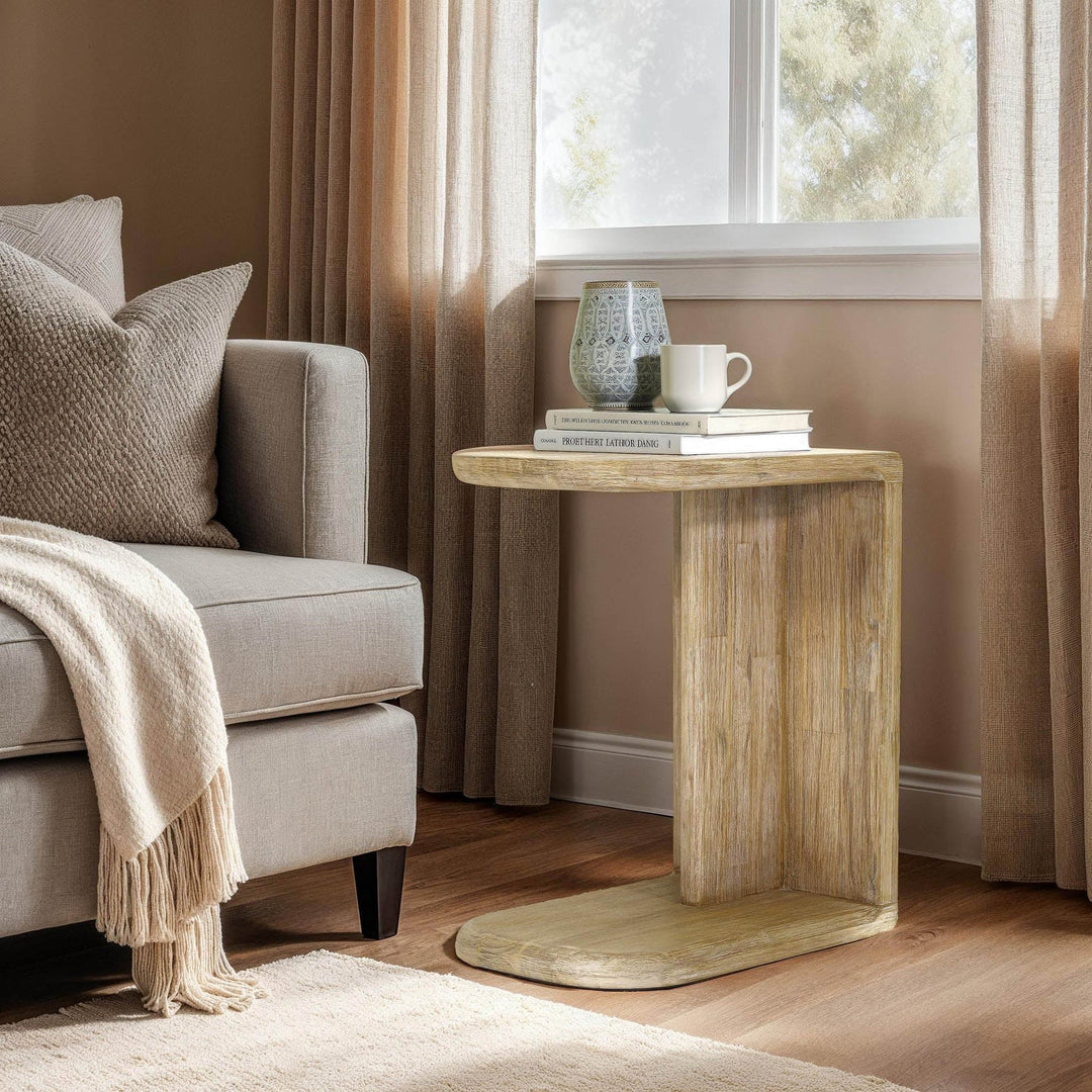 Haru C-Shaped Side Table